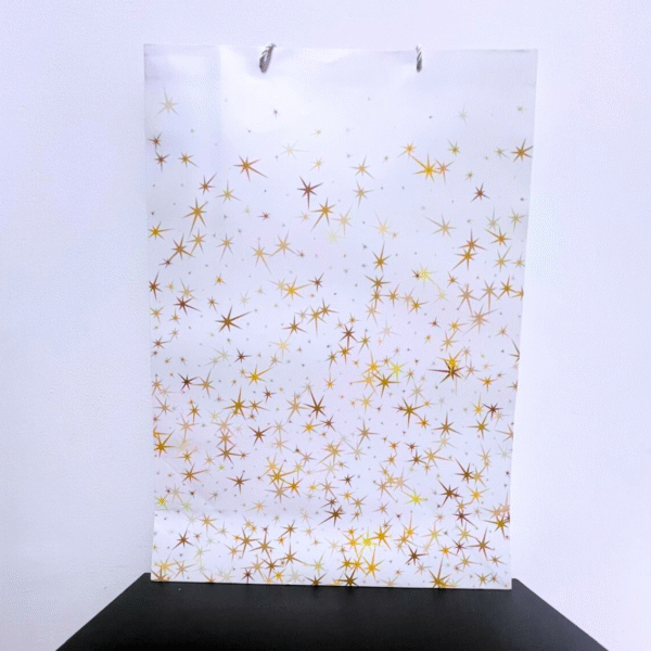 Golden Star Pattern Gift & Shopping Bag