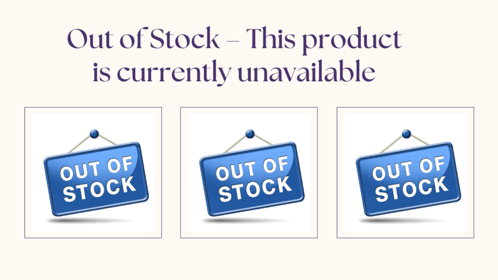 out of stock